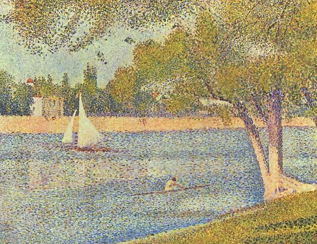 художник Жорж-Пьер Сёра (Georges-Pierre Seurat) картины – 03