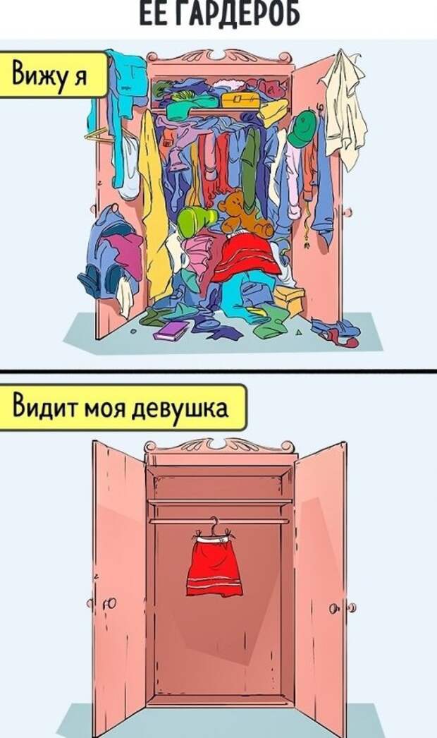 Мир глазами мужчин и женщин (12 фото)