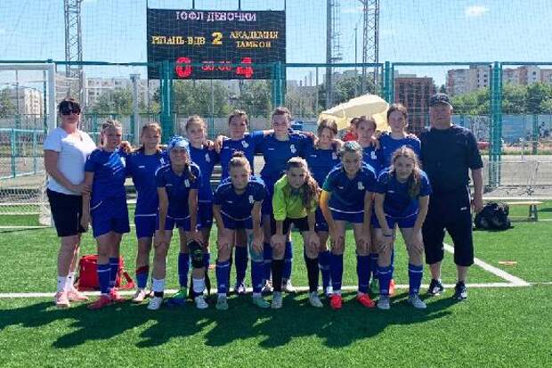 Девочки тамбовской "Академии футбола" провели три матча в Саранске