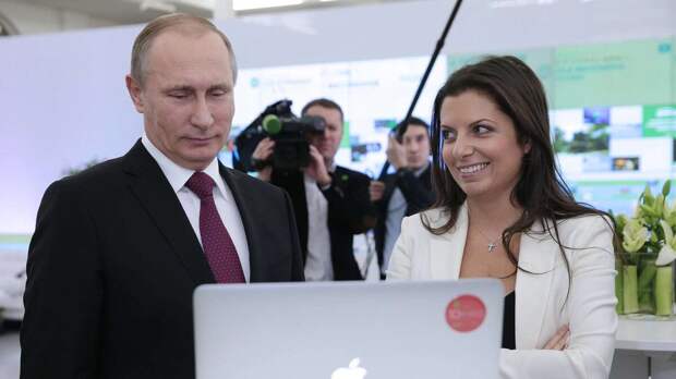Путин и Симоньян / Картинка из сети
