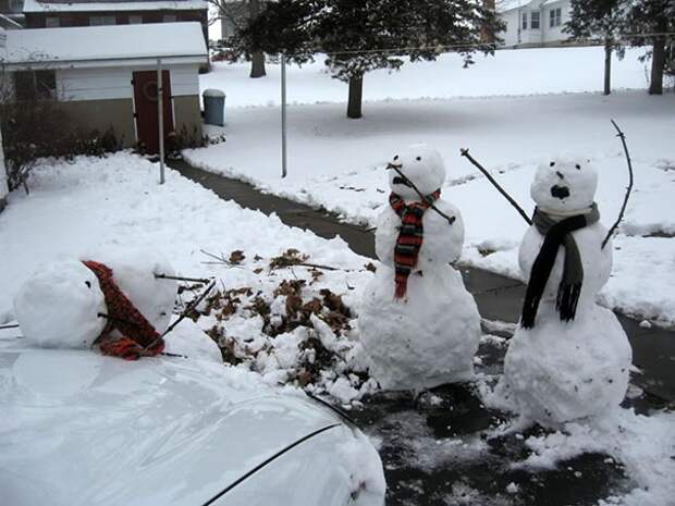 creative snowman ideas