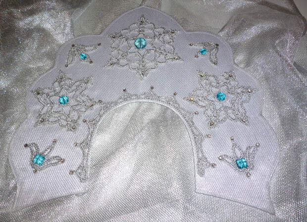 Изумительный handmade: Кокошник для Снегурочки
