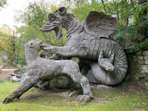 Таинственный лес Бомарцо, ставший домом для порождений герцогской тоски