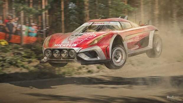 Koenigsegg Regera Rally Car wrc, авто, автодизайн, автомобили, ралли, спорткары, суперкары, фантазия