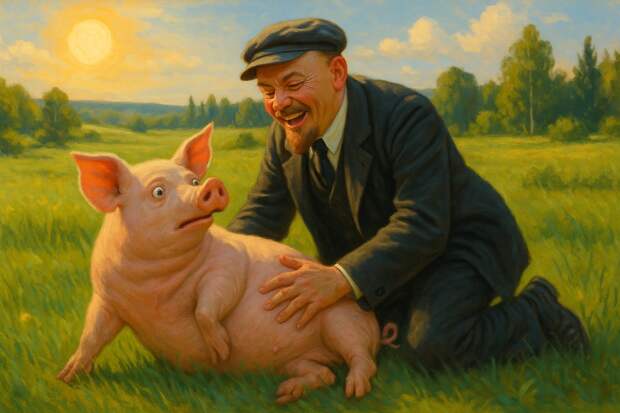 Ленин и свинья.jpg Ленин и свинья.jpg