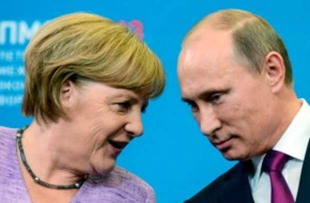 меркель путин