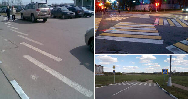 Пешеходный переход в России больше похож на смертельный квест зебра, зебра в России, как перейти дорогу, пешеходные переходы, пешеходные переходы в России, пешеходный переход, прикол