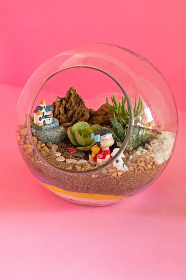 Декоративное оформление террариума