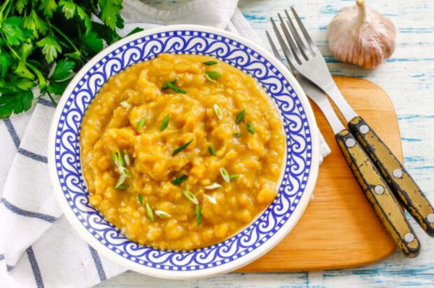 Каша гороховая с зеленью. \ Фото: facebook.com. Каша гороховая с зеленью. \ Фото: facebook.com.