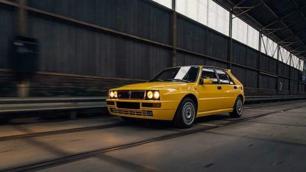 Лимитированный Lancia Delta HF Integrale Evoluzione Giallo Ferrari