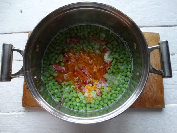 Вкусный гороховый суп без долгой варки – мой летний вариант