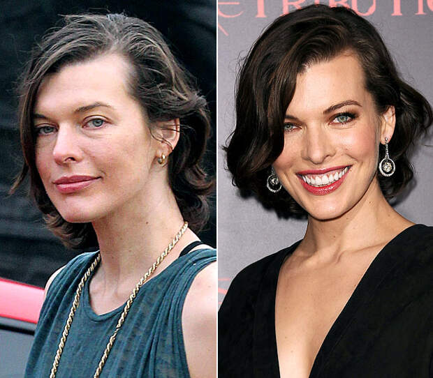 Best Celebrity Makeup Makeovers