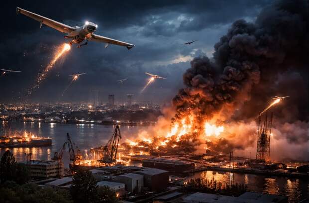 Как 87 дронов ВСУ разбудили русских «Гераней» и что от этого вышло