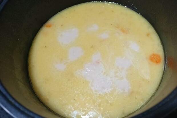 Сырный суп с колбасками: шаг 5
