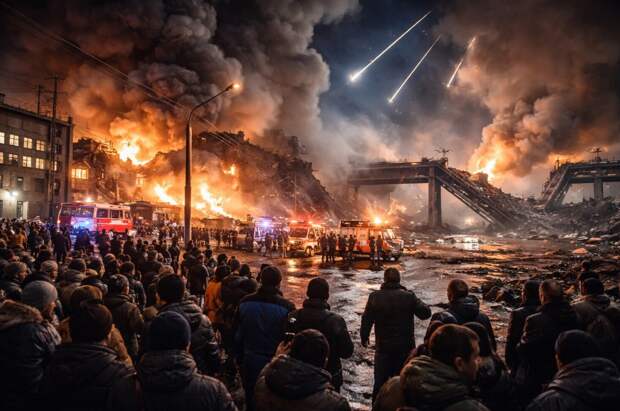 Удары по Одессе и мосту в Маяках усилили блэкаут и вызвали бунт, народ на улице