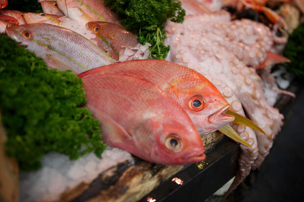 Рыба и морепродукты на рынке Боро. (Aurelien Guichard)