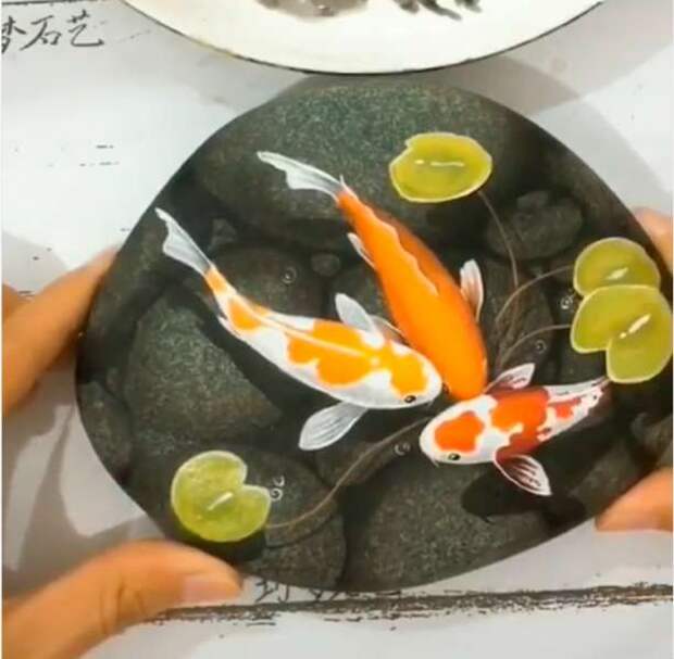 Рисунки на камнях 