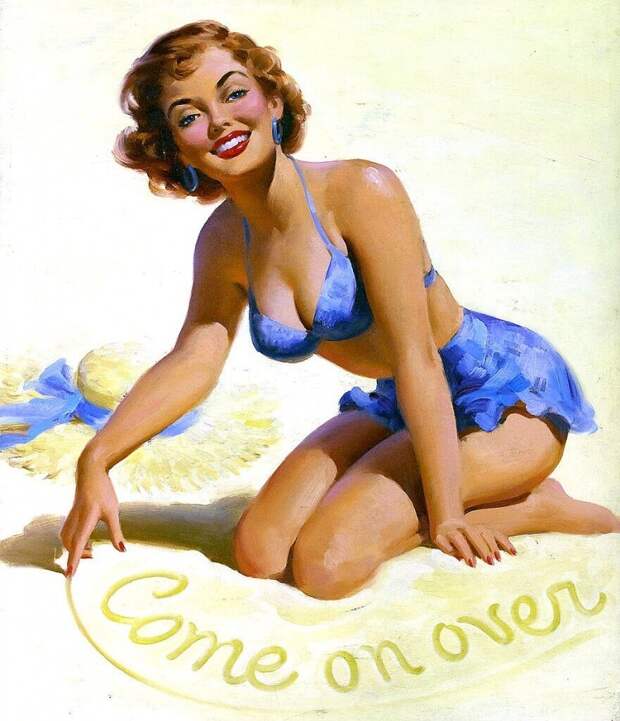 художник Арт Фрам (Art Frahm) пин-ап – 01