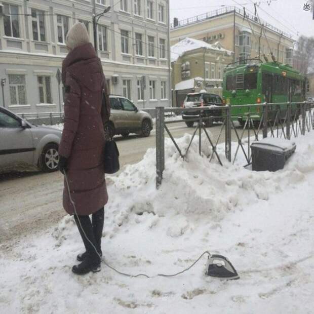 Выгул утюга жизнь, прикол, ржака, удивление, фото, юмор