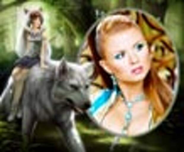 Kolaj ve fotoğraf montaj yapmak için bir anime filmi Prenses Mononoke ile fotoğraf çerçevesi