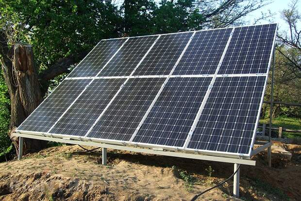 Электроснабжение при помощи солнечных батарей