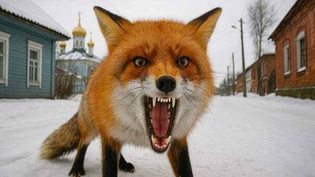 Житель Барнаула встретил бешеную лису на одной из станций города