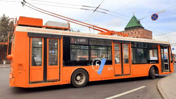 Работа троллейбусов №10 и №25 возобновится в Нижнем Новгороде с 24 мая
