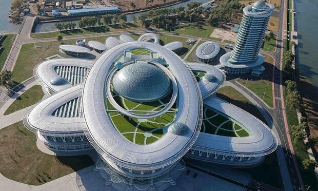 35. Центр науки и техники, Пхеньян, Северная Корея Красивые здания, архитектура, в мире, здания, интересное, красиво, подборка, фото