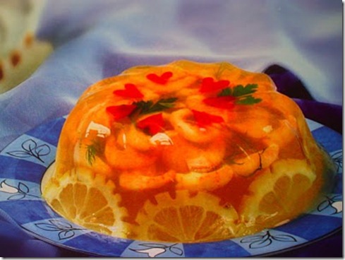 креветки заливные