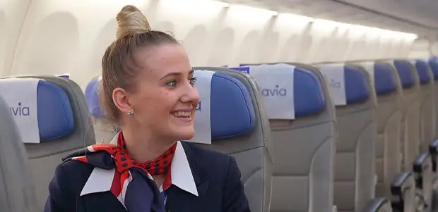 Секс со стюардессами в самолете фото
