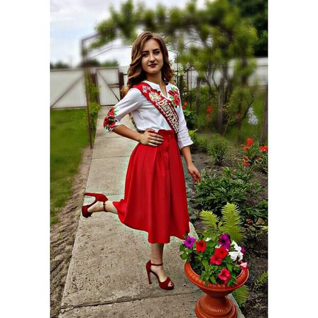Выпускница из Ровенской области. Фото — @____princesska.v