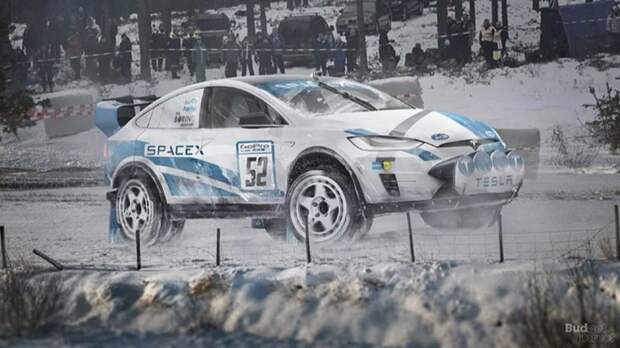 Tesla Model X Rally Car wrc, авто, автодизайн, автомобили, ралли, спорткары, суперкары, фантазия