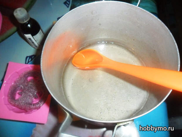 Мыло-мочалка с люфой своими руками