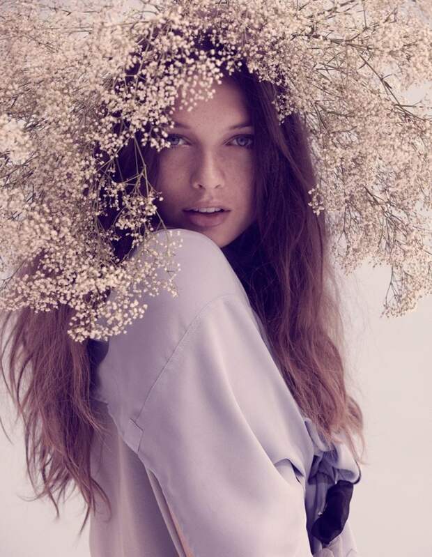 girlsinfloralwreaths13 20 восхитительных девушек с цветочными венками