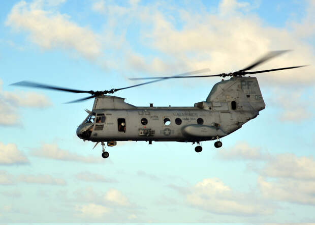 BOEING VERTOL CH-46 SEA KNIGHT – "МОРСКОЙ РЫЦАРЬ". ФОТО: MARINE_CORPS/DIGITAL/GLOBAL LOOK PRESS