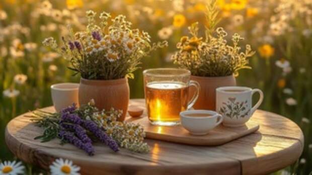 Фиточай / Изображение сгенерировано YandexGPT 5 Pro / amic.ru