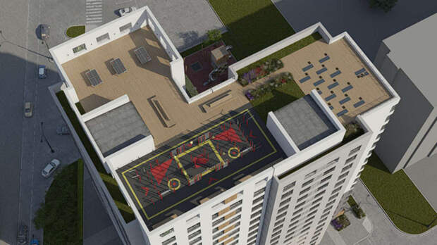 16-этажный ЖК со спортивной площадкой на крыше разрешили строить у Оби в Барнауле