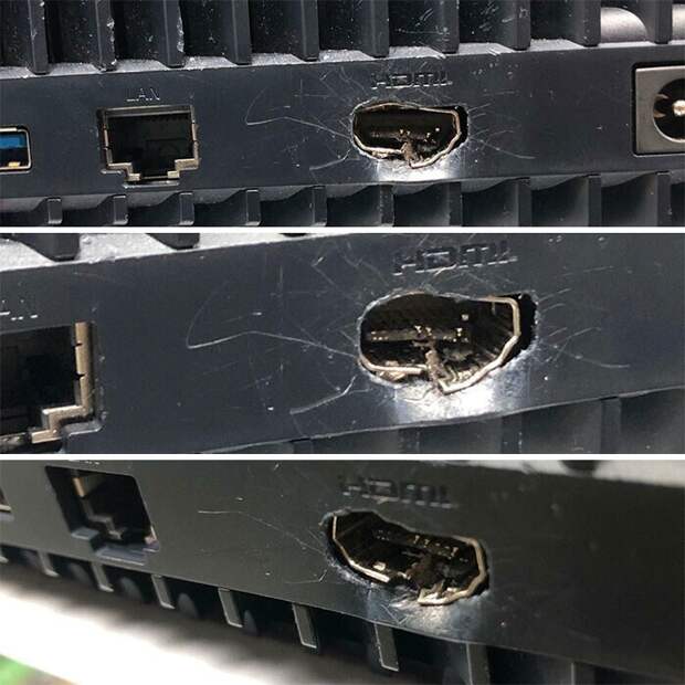 6. Разъем hdmi на PlayStation5 под замену. Пользовался ребенок. Очень сильный! 6. Разъем hdmi на PlayStation5 под замену. Пользовался ребенок. Очень сильный!