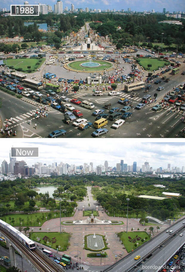 Bangkok, Thailand - 1988 And Now