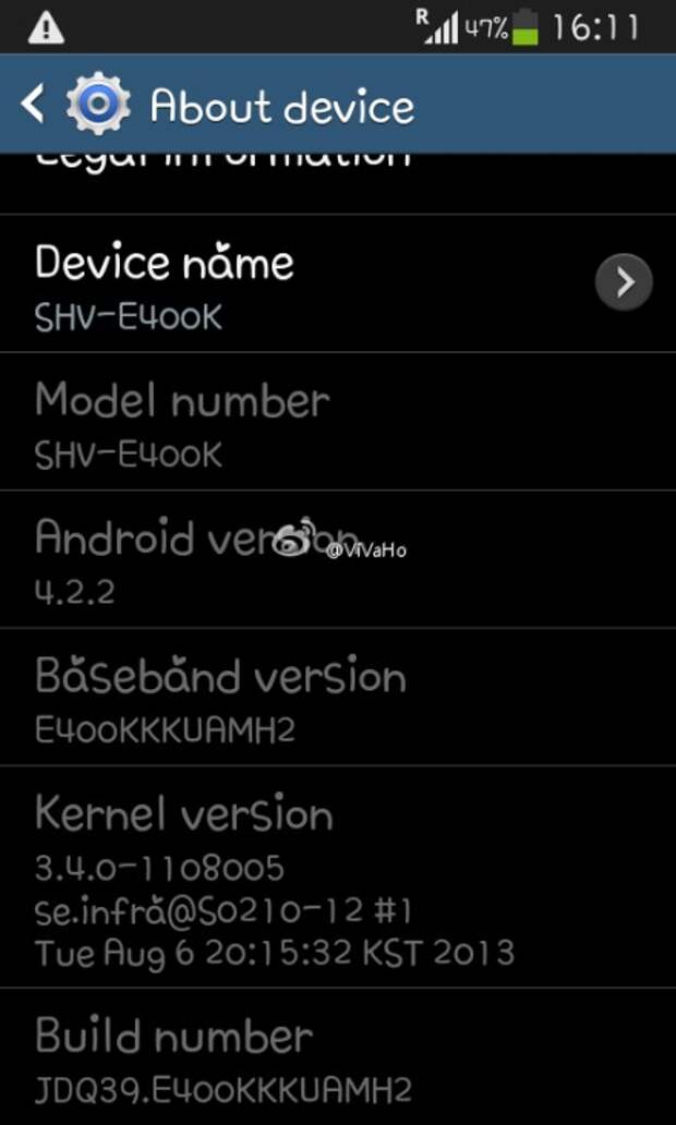 Первые живые фотографии Samsung Galaxy Golden