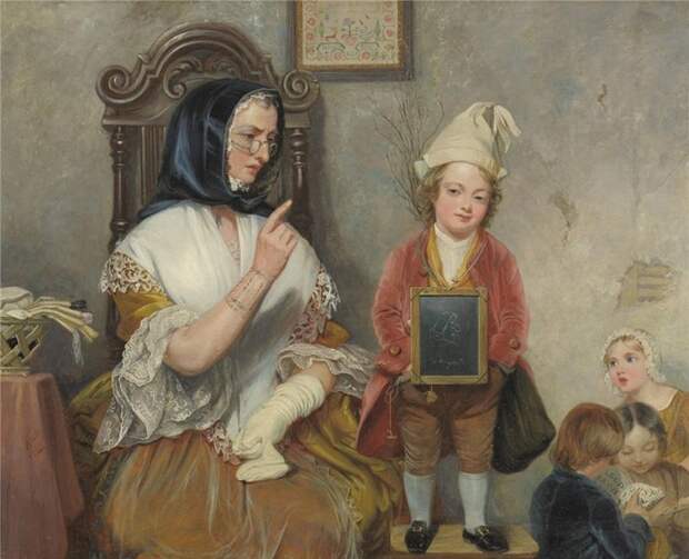 Как учили детей в школе 200 лет тому назад: Учителя и ученики на полотнах старых мастеров