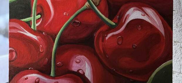 Мастер-класс по живописи акрилом «Прекрасных ягод аромат»