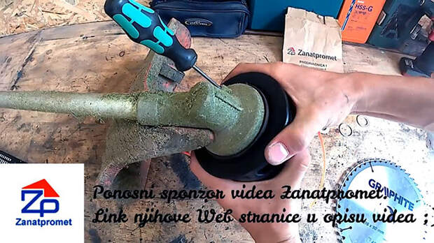 Как установить пильный диск на триммер