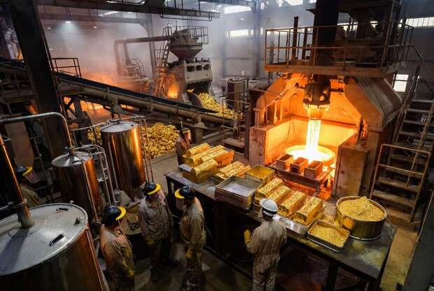 Производство золота в России в начале 2026 года выросло на 36%