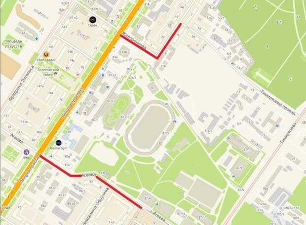 В Туле 29 марта ограничат движение транспорта из-за матча на стадионе «Арсенал»