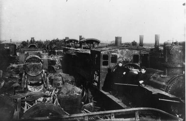 Локомотивы, уничтоженные во время гражданской войны