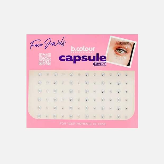 Стразы для лица и тела Lovely, B.Colour Pro Capsule, B.colour professional, 274 руб. («Золотое яблоко»)
