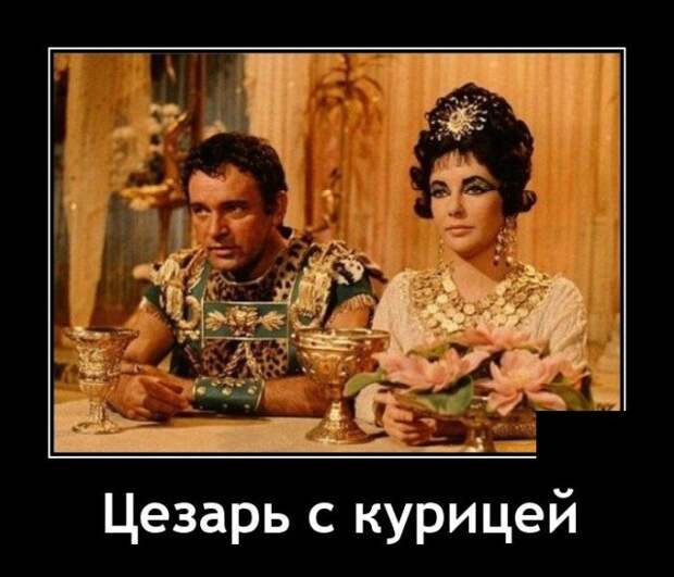 Демотиватор про Цезаря