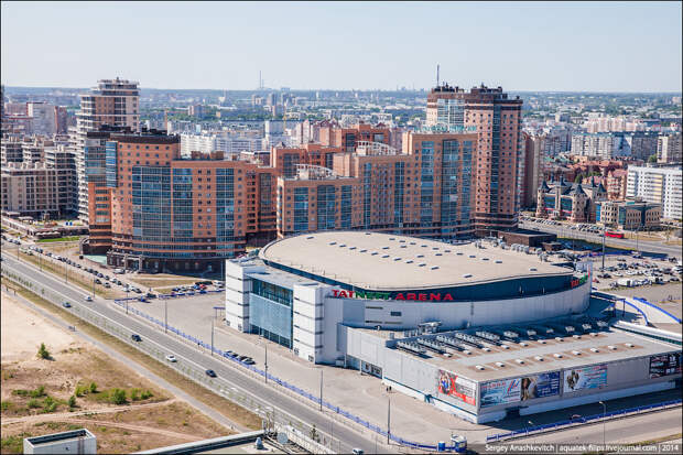 Казань с высоты птичьего полета