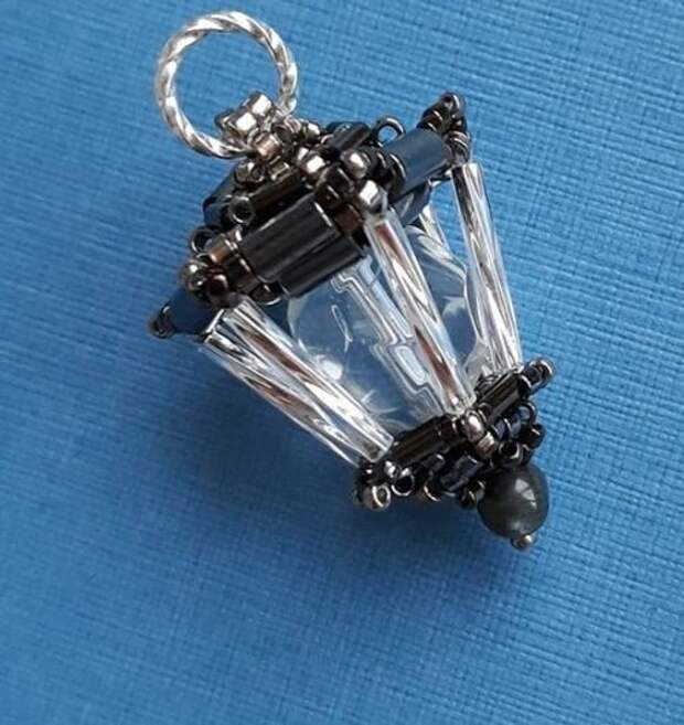 Фонарики из бисера